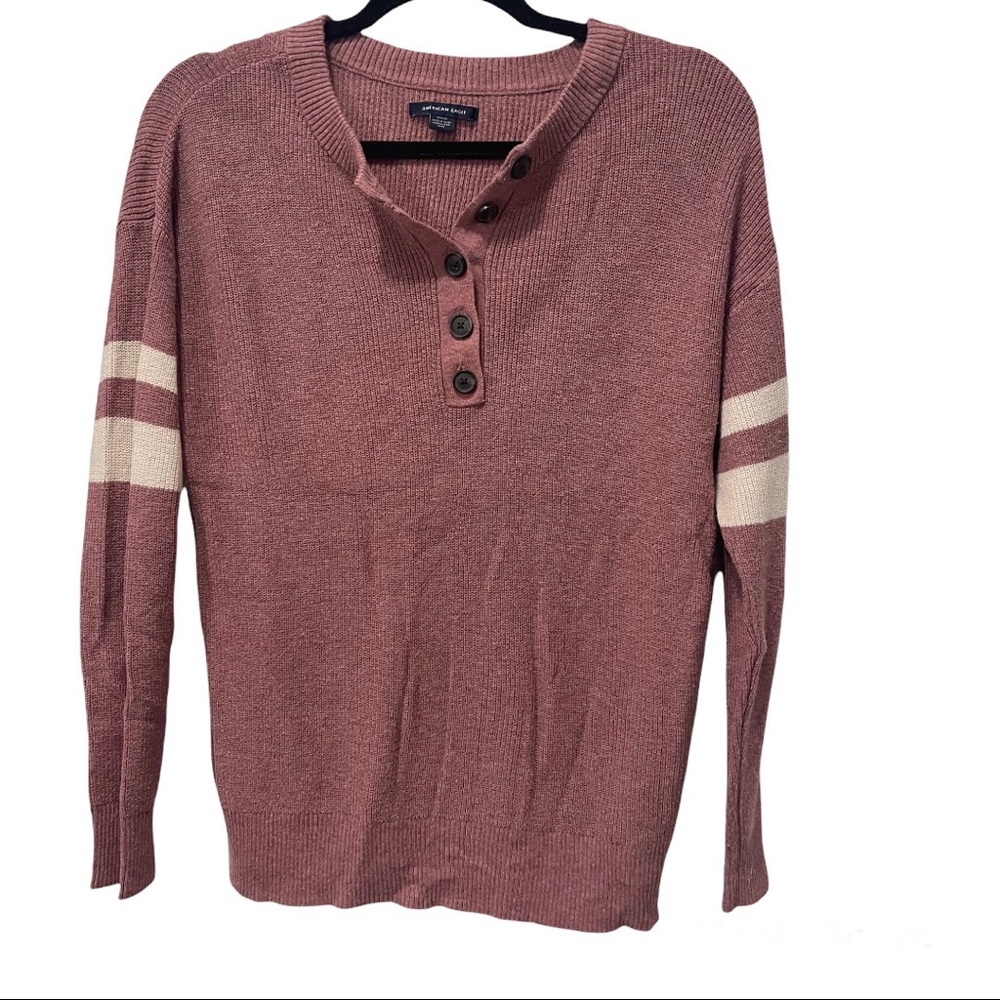 American Eagle Varsity Cable Knit Sweater in Size M